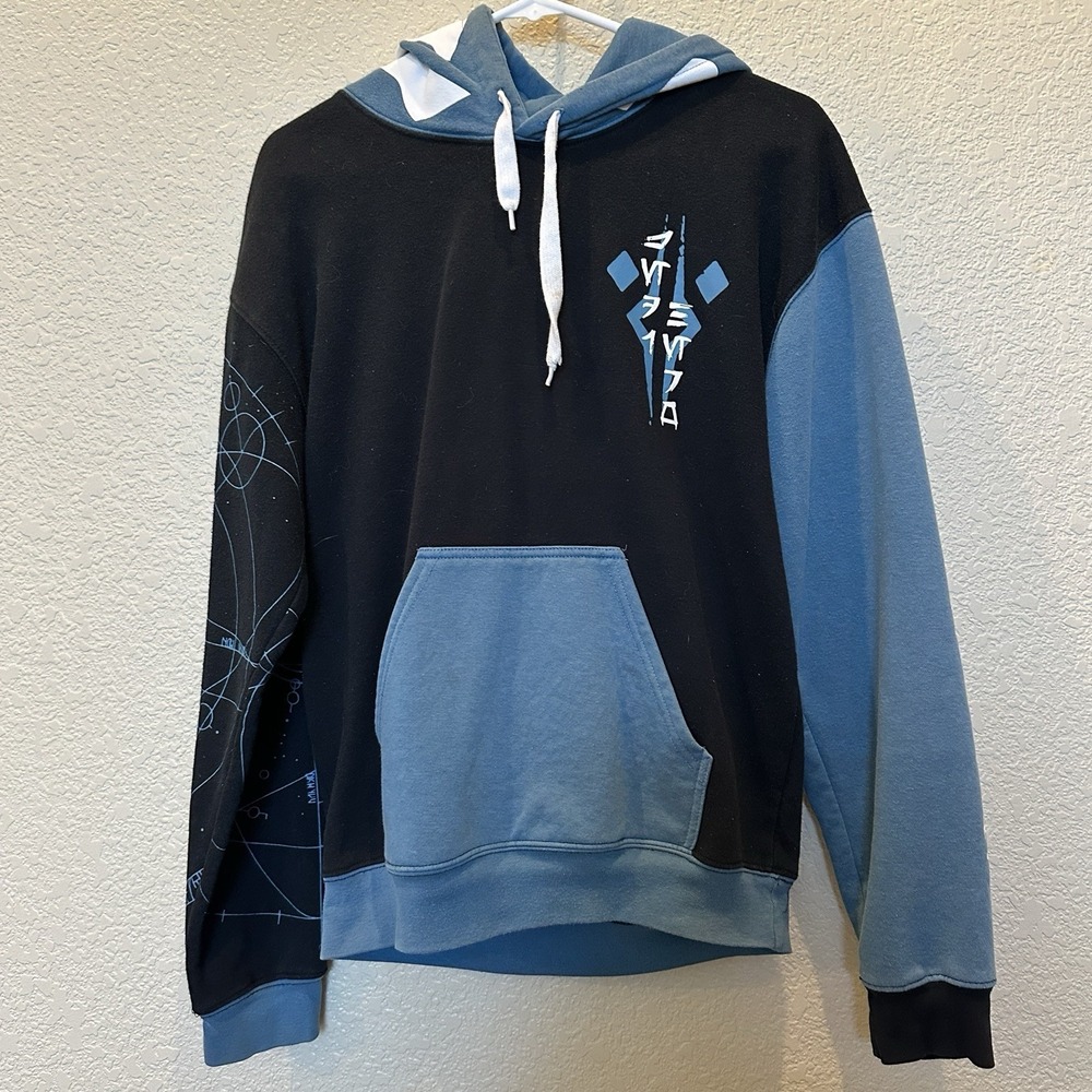 Star Wars Uni Ahsoka Jedi Warrior Hoodie Sz S Black Pullover Sweatshirt Geeknet
